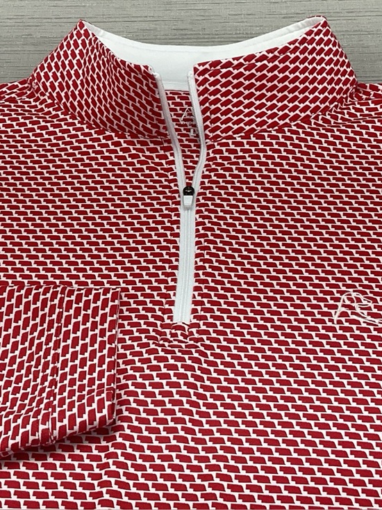 Rhoback Other - Rhoback Q-Zip Nebraska Cornhusker Scarlet Red/Cream Mens Size Large